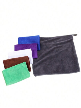 قطعة واحدة منديل مربع بمقاس 30 * 30 سم، أحادي اللون متعدد الألوان، مصنوع من ألياف بوليستر، تصميم بسيط، ناعم وماص، مناسب للمطبخ والتنظيف ومنشفة الوجه والحمام والفندق والنادي الصحي والسفر والصالون، مناسب للجنسين و لجميع الفصول