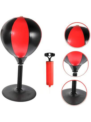 كرة سرعة للملاكمة، لعبة طاولة، هدايا للأطفال المبتدئين (1 قطعة مع مضخة هواء) - معدات رياضية، منتج تخفيف الضغط المكتبي