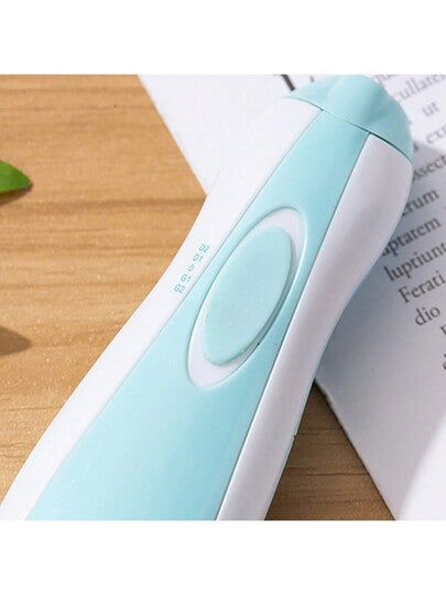 7 قطع مجموعة العناية بأظافر الطفل، كماشة تقليم الأظافر، مبراة أظافر، طلاء أظافر، أدوات تهذيب أظافر الرضيع (البطاريات غير مضمنة)