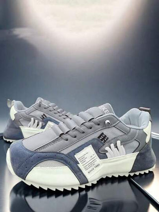 أحذية رياضية نفاذة للهواء سميكة الأساس، أحذية منصة كاجوال للرجال