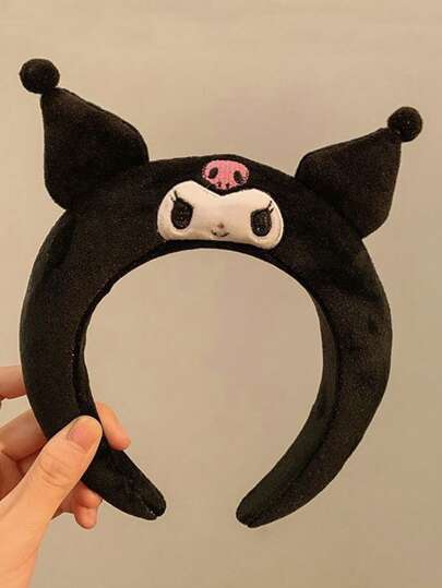 Sanrio قطعة واحدة من اكسسوار شريط الشعر القابل للفصل بشخصية كرتونية من سانريو، اكسسوار شعر مريح