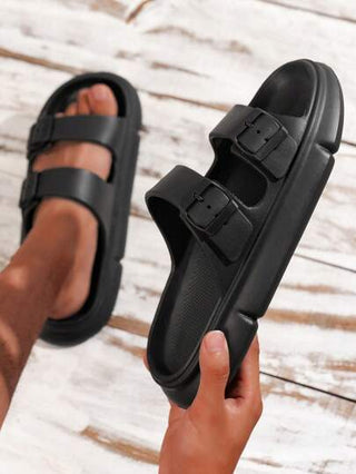 صنادل بحر بمشبكين EVA, صنادل صيفية جديدة للرجال للخارج, صنادل بحر بحزامين مزدوجة للاستخدام المزدوج للرجال