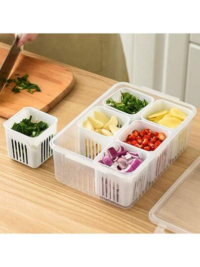 صندوق صرف البصل والثوم لحفظ الطازج من الفواكه والأطعمة بالمطبخ، مبرد المنزل لصندوق حفظ الطازج