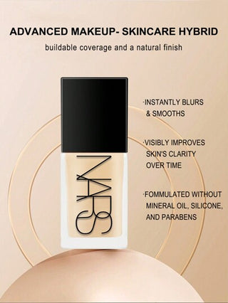 Nars أساس مرطب يعكس الضوء - ماكياج متقدم - أساس هجين للعناية بالبشرة - 30مل/1 أونصة سائلة. جوبي - فاتح 3