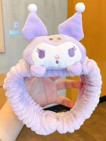 Sanrio وردة شعر من الفراء الناعم بشكلي كورومي وميلودي من ساغنوريو قطعة واحدة