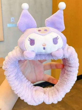 Sanrio وردة شعر من الفراء الناعم بشكلي كورومي وميلودي من ساغنوريو قطعة واحدة