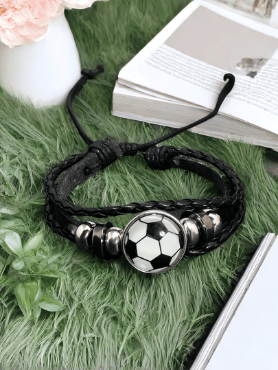 مجموعة من 2 قطع: ساعة رقمية LED + 1 سوار رياضي (كرة قدم/كرة سلة/ريشة/كرة طائرة/بيسبول) مدبب ، تصميم بسيط ، سوار هدية تذكارية إبداعية للمعجبين بالرياضة ، رواد الفضاء ، كرة القدم ، كرة السلة ، قلب