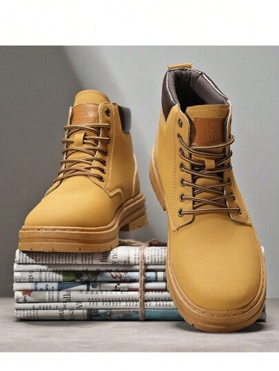 بوت تسلق للرجال، بوت مريحة وخفيفة التنفس لا تنزلق، مناسبة للمشي والتنزه في الربيع والخريف والشتاء، تنسق مع الجينز