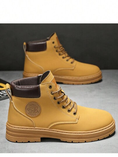 بوت تسلق للرجال، بوت مريحة وخفيفة التنفس لا تنزلق، مناسبة للمشي والتنزه في الربيع والخريف والشتاء، تنسق مع الجينز