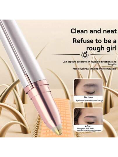 قطعة واحدة جهاز إزالة شعر الوجه الكهربائي ، إزالة شعر الوجه للنساء ، ماكينة تشذيب الحواجب والشعر الزائد بالوجه ، إزالة الشعر مشذب الحواجب الكهربائي ، ماكينة إزالة الشعر بدون ألم ، قابلة للشحن