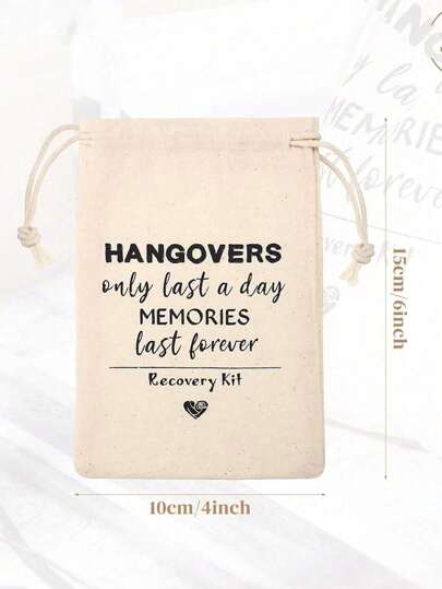 12 قطعة/طقم عدة إنقاذ لمتعثري ليلة العزوبية تشمل أكياس ذات رباط، هدايا العرائس والخدم في المناسبات الزفاف والعطل، أكياس هدايا العطلات، أكياس خزن المجوهرات بتصميمات مطبوعة ، ديكور خريفي