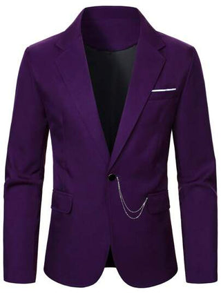 Manfinity Mode طقم بدلة رجالي مكون من قميص بأكمام طويلة وأزرار أمامية بلون سادة وبنطلون طويل