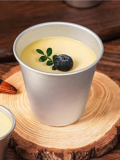 قالب بودنج دائري صغير بقطر 2 إنش، قالب كيك صغير، مناسب لخبز الجبنة الكريمية والخبز والبيتزا وكيك الشيفون والحلوى الجيلي - أداة طهي للاستخدام المنزلي، يرجى ملاحظة أن المقاس 2 إنش ليس كبيرًا وهو مناسب فقط لصنع البودنج الصغير أو كب كيك صغير