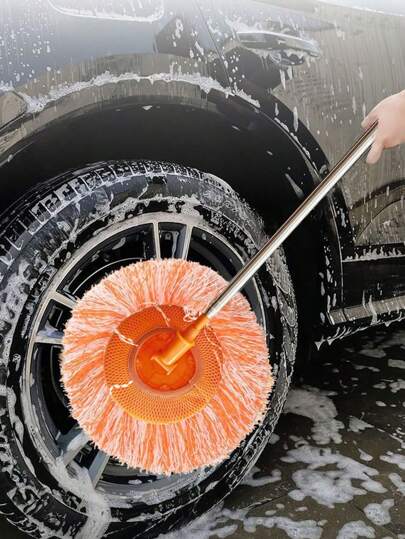 مسح دوار بزاوية 360 درجة قابل للضبط - مسح الحائط قابل للتمديد، مسح ذو مقبض طويل وإسفنجة ميكروفيبر دوارة، رأس مسح دوار سهل التنظيف لتنظيف الحوائط والسقف والنوافذ