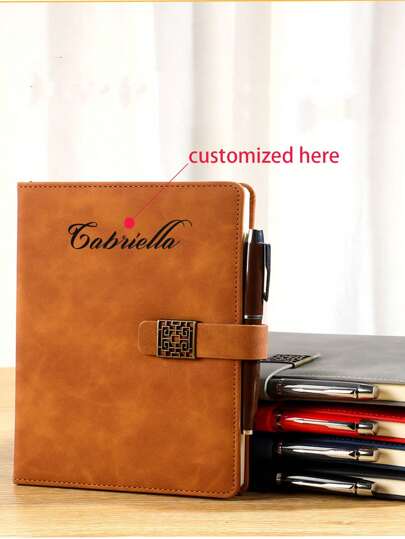 طقم علبة هدية دفتر مذكرات مخصص 1 قطعة، مذكرة مكتبية لهدايا العمل وحفلات الشركات، دفتر مذكرات مخصص بنص، متعدد الوظائف، زخرفي، قابل لإعادة الاستخدام، حديث، ملون، جميل، عتيق، كرتوني، كوكاي، مخصص، شخصي، فريد، للموظفين والعملاء والطلاب، للعمل والمكتب والمدرسة