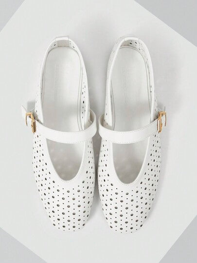 MOTF PREMIUM أحذية مسطحة بفتحة مربعة، لعيد الحب، الربيع، إجازة الربيع والعيد