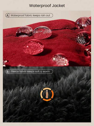 GLOWMODE معطف واقي خفيف الوزن ناعم وممدد دافئ قابل للقلب بطول الورك، بسحاب وحافة قابلة للتعديل، يومي كاجوال للشتاء