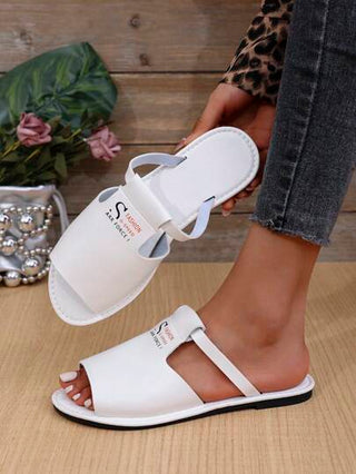 صنادل نسائية كاجوال خفيفة الوزن مريحة للصيف، مفتوحة الأصبع، بتصميم مفرغ، لون أحادي، إسفين، مناسبة للعطلات الصيفية والمغامرات الخارجية وأنشطة الشاطئ