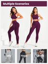 SHEIN Sport Studio مجموعة رياضية من قطعتين (ملابس علوية قطنية بلا أكمام وشورت) بخامة مرنة وناعمة، أبيض للمرأة