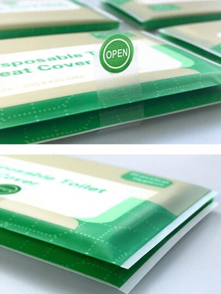 غطاء مقعد المرحاض ورقي قابل للتخلص منه وللشطف، غطاء مرحاض محمول للبالغين والأطفال، سهل الحمل، إكسسوارات ضرورية للسفر في الطائرة والرحلات البرية والتخييم والفنادق، حقيبة أدوات العناية الشخصية، حقيبة التجميل، حقيبة أدوات الغسيل، حقيبة ضرورات العطلات،...