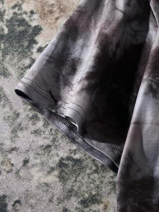 BATMAN X SHEIN 85th تي شيرت تي شيرت فضفاض بطباعة صبغ التايد لأسلوب الشارع الكاجوال للأولاد المراهقين، مناسب لجميع الفصول