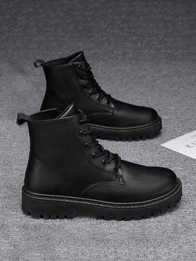 بوت عالية القمة متعددة الاستخدامات موسم الخريف/الشتاء ، بوت عمل عصرية منخفضة القمة للرجال ، بوت رياضية عصرية متعددة الاستخدامات للأوقات الحرة