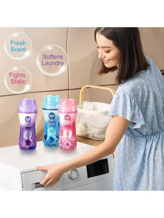 زجاجة 260جرام من حبيبات عطر الملابس المعقمة صنع رائحة لطيفة وطويلة الأمد، حبيبات جيل غسيل بالجملة مضمونة الرائحة