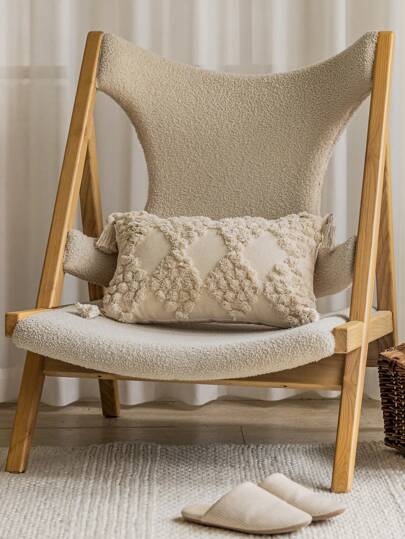 1 غطاء وسادة زخرفي مطرز بشكل هندسي من الخامات الفاخرة بطراز مغربي وشمالي أوروبي، مناسب للأريكة وغرفة النوم بمقاس 30 في 50 سم أو 45 في 45 سم، لا يوجد وسادة داخلية، مناسب للديكور والهدايا في المناسبات والأعياد والتخرج