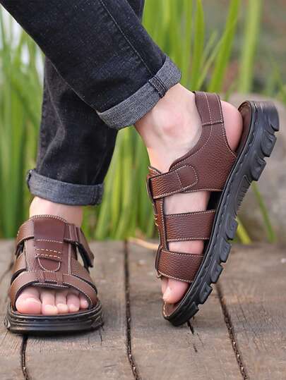 صنادل شاطئ جديدة عصرية مريحة، أحذية رياضية موضة للرجال والطلاب
