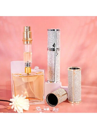 زجاجة عطر قابلة للتعبئة 5مل، رذاذ عطر جلد لامع للسفر، زجاجة عطر صغيرة، وعاء سائل قابل لإعادة التعبئة، ضروريات السفر، متعدد الألوان