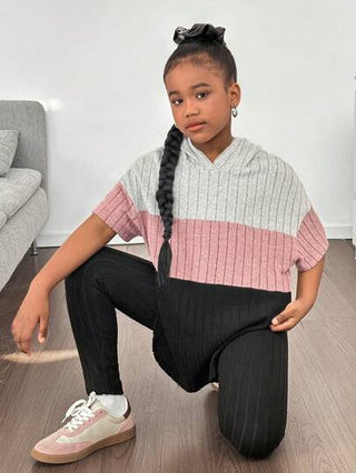 girls-sets طقم قطعتين، سترة هوديNzogram وبنطلون، من اكسسوارات الشارع البسيطة للبنات في سن المراهقة، ملائم للربيع والصيف