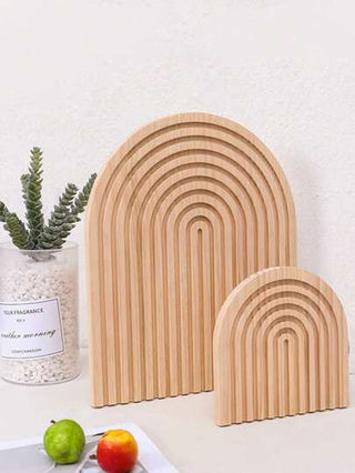 1 قطعة/2 قطعة صينية خشبية ديكور غير متماثلة، حامل بخور على الطراز الياباني لمنضدة المكتب، نمط خشبي، ديكور منزلي، أطباق لطاولة تجميل وديكور، ملحقات مطبخ، صواني للفواكه