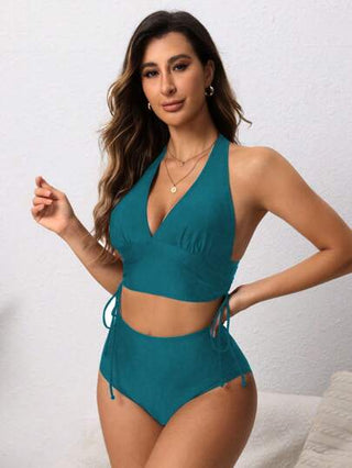Swim Lushoire مجموعة بحر نسائية قابلة للتعديل بسحاب، صيفية