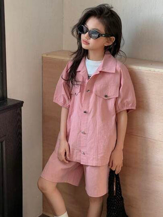 تيشيرتات بناتي DAZY مجموعة إطلالة خريفية للفتيات المراهقات ، 2 قطعة ، مقاس كبير