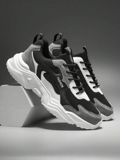 أحذية رياضية كانفاس للرجال بنمط هندسي مع ربطات، أحذية كاجوال مسطحة بطباعة الجرافيتي لأزواج الموضة