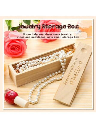 1 علبة عرض اختبار الحمل الإبداعية بدون عصا اختبار الحمل ، صندوق خشبي لذكرى الأم الحامل ، صندوق تخزين المجوهرات ،هدية تذكارية خشبية لاختبار الحمل ، هدية إعلان الطفل ، ديكور غرفة المعمودية (باستثناء ورقة السحب)