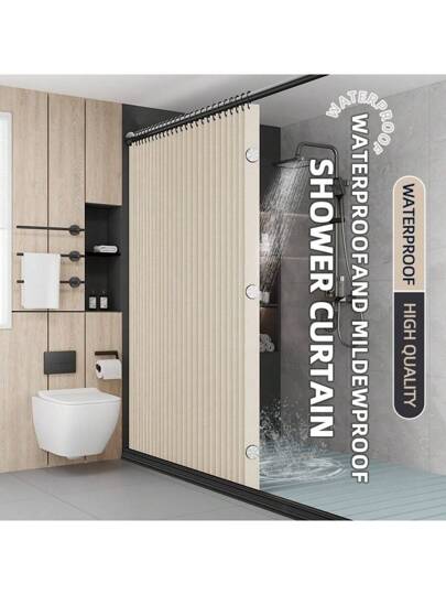 حمام ستارة قابلة للطي مع خاصية المغناطيس وحلقات كبل قابلة للتركيب السهل، مصنوعة من نسيج سميك مقاوم للماء والعفن، مناسبة للاستخدام في الفنادق والحمامات المنزلية ديكور صيفي