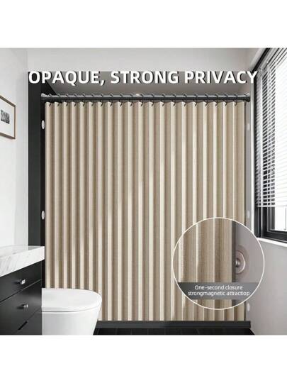 حمام ستارة قابلة للطي مع خاصية المغناطيس وحلقات كبل قابلة للتركيب السهل، مصنوعة من نسيج سميك مقاوم للماء والعفن، مناسبة للاستخدام في الفنادق والحمامات المنزلية ديكور صيفي