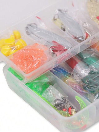 صيد السمك 177 Pcs مجموعة طعوم الصيد الصلبة الاصطناعي Wobblers معدن تهزهز ملاعق إغراء لين صيد الأسماك سيليكون الطعم صيد السمك اكسسوارات مجموعة صندوق