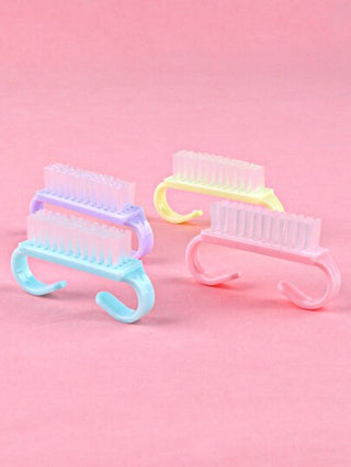 4/10/50 فرشاة تنظيف الأظافر صغيرة الحجم ، فرشاة لتنظيف البشرة المحيطة بالأظافر ، فرشاة لتنظيف غبار الأظافر ، فرشاة متعددة الوظائف لتنظيف الأوساخ والفضلات