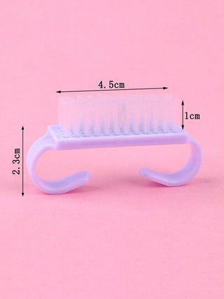 4/10/50 فرشاة تنظيف الأظافر صغيرة الحجم ، فرشاة لتنظيف البشرة المحيطة بالأظافر ، فرشاة لتنظيف غبار الأظافر ، فرشاة متعددة الوظائف لتنظيف الأوساخ والفضلات