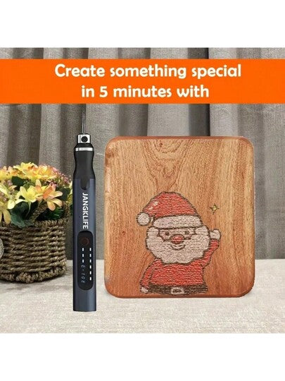 JANGKLIFE 54 قطعة مكعب كهربائي صغير قابل لإعادة الشحن بمنفذ USB، قابل للضبط على 3 سرعات، مناسب للجلخ والتلميع والحفر والنقش، إكسسوارات DIY