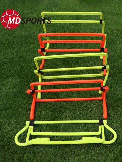 قطعة واحدة معدات تدريب رياضي قابلة للفصل 3-في-1 للرشاقة والمرونة للسرعة والحواجز ولتدريب كرة السلة وكرة القدم ، تمرين خارجي