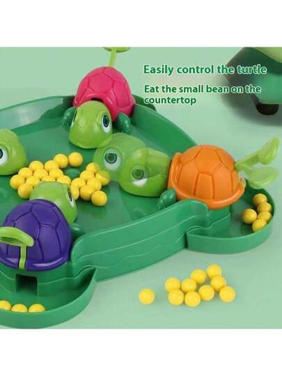 طقم "السلحفاة الجائعة الصغيرة" ألعاب تفاعلية لوحية، لعبة ألغاز متعددة اللاعبين، هدية لعيد الميلاد أو عيد الهالوين