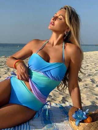 طقم تانكيني حريمي Swim Lushoire حمالة خزان كاجوال بسيطة وأنيقة للنساء ، ملابس صيفية للارتداء اليومي