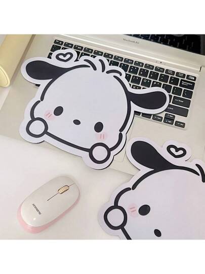 Sanrio لوحة الماوس كيوت بوتشاكو سانريو - قاعدة من المطاط المضادة للانزلاق، مثالية للاستخدام في المكتب والمنزل عودة إلى المدرسة