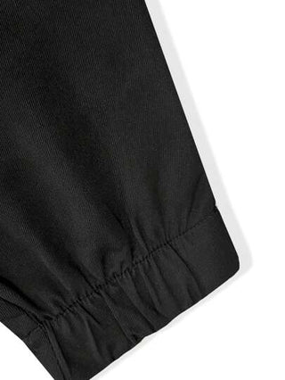 Manfinity Homme بنطال رجالي ارتيادي سائب ذو خصر مطاطي وأساور، بنطال سائب بحبل الخصر، مناسب للاستخدام اليومي والنزهات الخارجية، هدية للأصدقاء والأزواج والأحباء