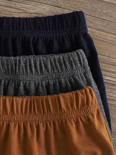 6 قطعة/مجموعة من الأطفال الصغار أولاد طقم قصير الأكمام طاقم الرقبة والشورت مطبوع بلوك كالور، مناسب للربيع والصيف والخريف للارتداء اليومي العادي أو الخارجي