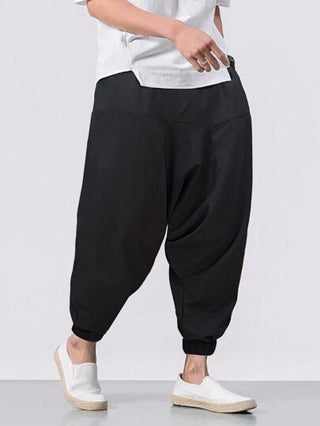 Manfinity Hypemode بناطيل رجالي هاريم طويلة للكاحل عصرية ، بنطلون فضفاض لارتداء كاجوال مع خصر قابل للسحب، سراويل هيب هوب أنيقة للرجال ، بنطلون أحمر فضفاض لارتداء كاجوال في الهواء الطلق اليومي، هدايا للأصدقاء والأزواج والأصدقاء الأعزاء