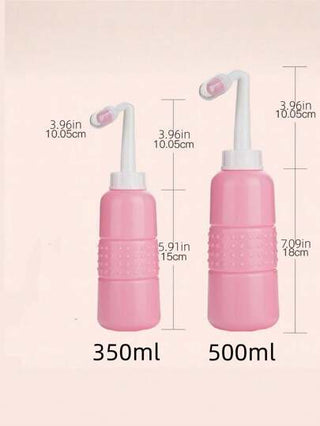 رشاش بيديه محمول، بيديه محمول للسفر مع رشاش يدوي ، بيديه صغير محمول للسفر ، رشاش بيديه يدوي صغير لرعاية النظافة الشخصية ، خزان مياه سعة 350مل/500مل الضروريات الصيفية للرحلات والتنزه والمدرسة والتخييم والإجازات والاكسسوارات السفرية وزجاجات السفر...